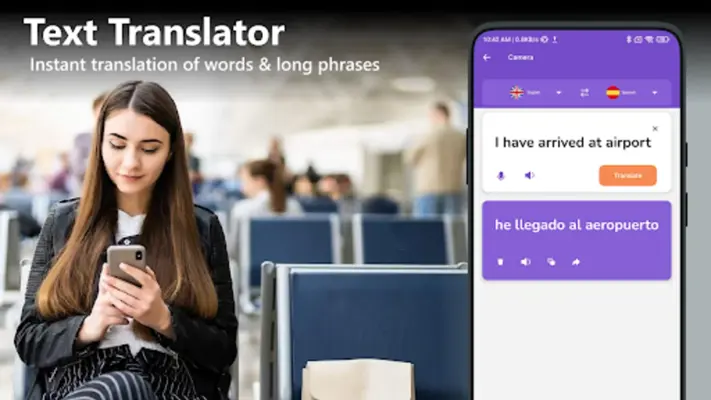 Speak and Translate app android App screenshot 5